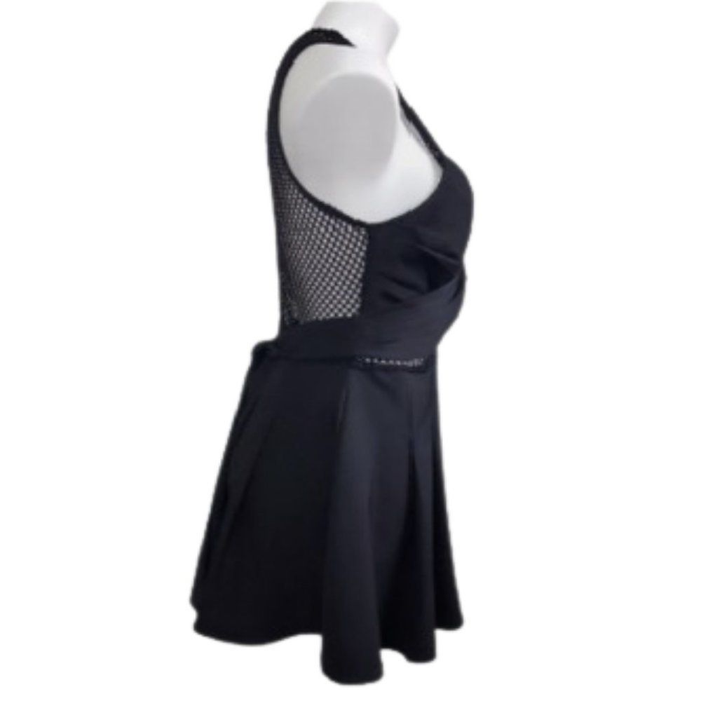 Luxxel Fish-Net Wrap Romper, Small - image 2